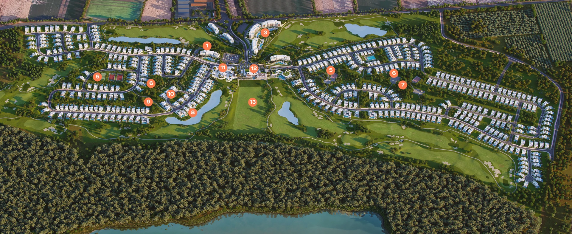 limassol greens masterplan aerial photo